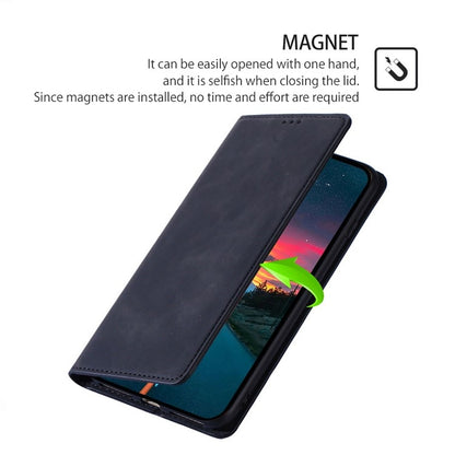 For Samsung Galaxy S25 5G Skin Feel Magnetic Leather Phone Case(Black) - Galaxy S25 5G Cases by buy2fix | Online Shopping UK | buy2fix