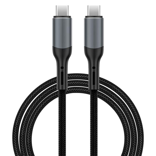 WIWU Wi-C036 Thunderbolt 4 240W USB4 Full-function Fast Charging Coaxial Data Cable, Length: 1m(Black) - USB-C & Type-C Cable by buy2fix | Online Shopping UK | buy2fix