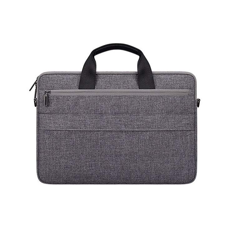 ST08 Handheld Briefcase Carrying Storage Bag with Shoulder Strap for 13.3 inch Laptop(Grey) - 13.3 inch by buy2fix | Online Shopping UK | buy2fix