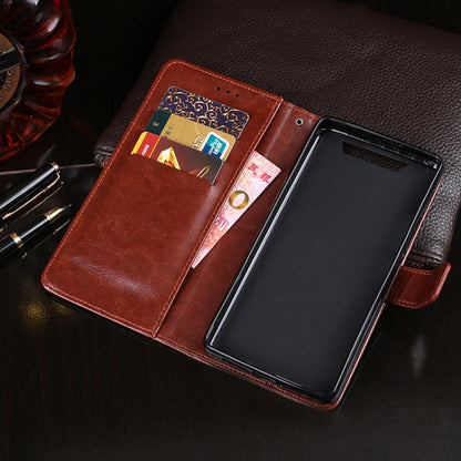 For Blackview BV5500 idewei Crazy Horse Texture Horizontal Flip Leather Case with Holder & Card Slots & Wallet(Black) - More Brand by idewei | Online Shopping UK | buy2fix