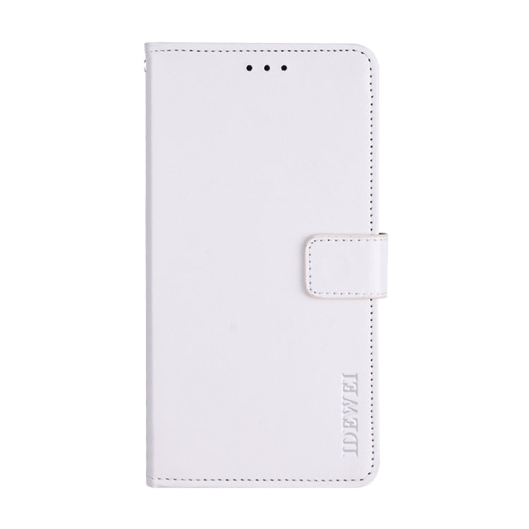 For Blackview BV9900 Pro idewei Crazy Horse Texture Horizontal Flip Leather Case with Holder & Card Slots & Wallet(White) - More Brand by idewei | Online Shopping UK | buy2fix