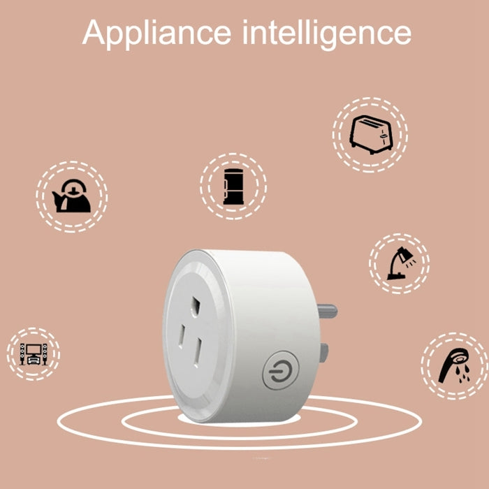 10A Smart WiFi Mini Plug APP Remote Control Timing Check Power Usage Smart Socket Works with Alexa & Google Home, AC 110V, US Plug - Smart Socket by buy2fix | Online Shopping UK | buy2fix