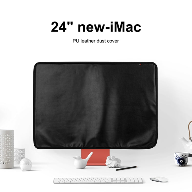 For 24 inch Apple iMac Portable Dustproof Cover Desktop Apple Computer LCD Monitor Cover with Storage Bag(Blue) - Others Accessories by buy2fix | Online Shopping UK | buy2fix