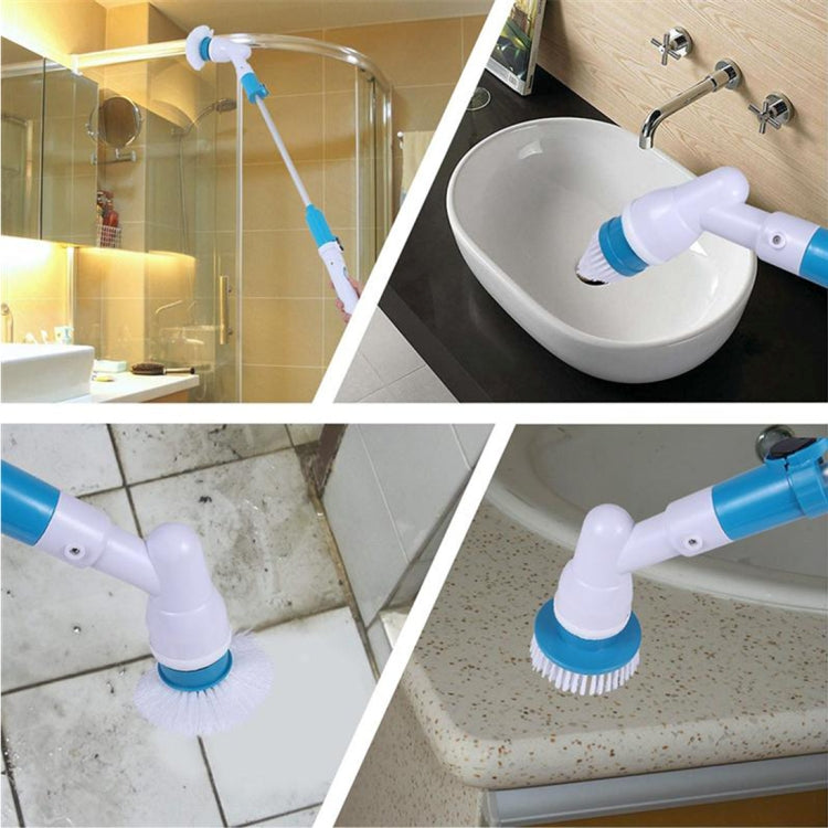 Multi-function Tub and Tile Scrubber Cordless Power Spin Scrubber Power Cleaning Brush Set for Bathroom Floor Wall, EU Plug - Cleaning Tools by buy2fix | Online Shopping UK | buy2fix