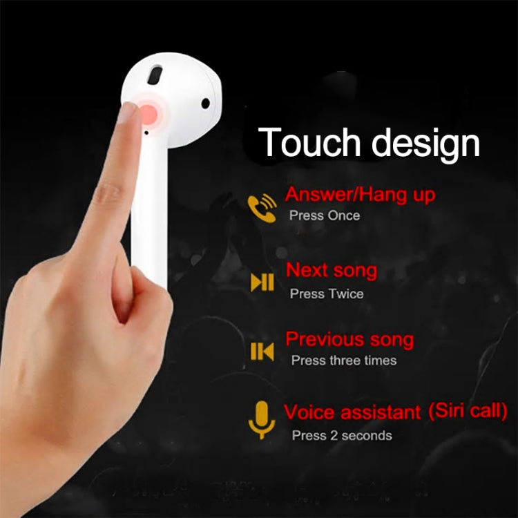 Lanpice XY-PODS10 TWS Bluetooth Headset 5.0 Full Touch Support Open Cover Popup Bluetooth Headset Support Wireless Charge Function - TWS Earphone by buy2fix | Online Shopping UK | buy2fix