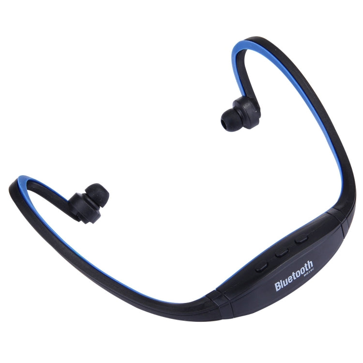 BS19C Life Waterproof Stereo Wireless Sports Bluetooth In-ear Headphone Headset with Micro SD Card Slot & Hands Free, For Smart Phones & iPad or Other Bluetooth Audio Devices(Dark Blue) - Sport Earphone by buy2fix | Online Shopping UK | buy2fix