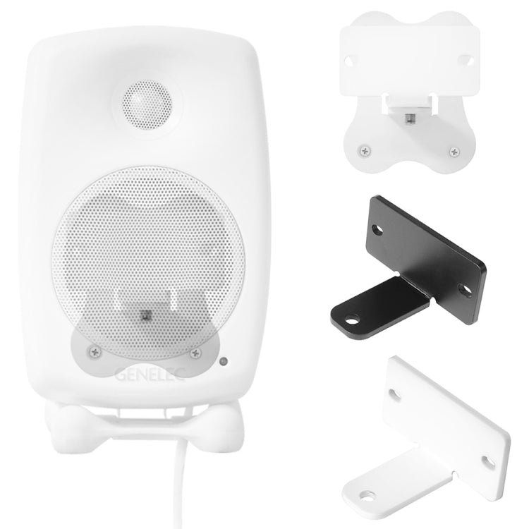 For Genelec G2 HiFi Speaker Wall-mounted Metal Bracket (White) - Speaker Bracket by buy2fix | Online Shopping UK | buy2fix