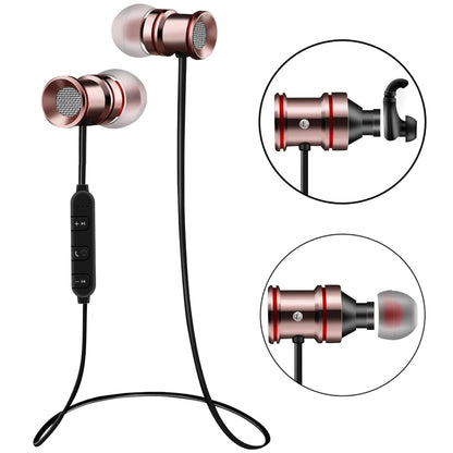 BTH-828 Magnetic In-Ear Sport Wireless Bluetooth V4.1 Stereo Waterproof Earbuds Earphone with Mic, for iPhone, Samsung, HTC, LG, Sony and other Smartphones - Bluetooth Earphone by buy2fix | Online Shopping UK | buy2fix