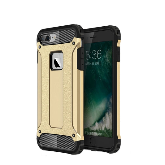 For iPhone 7 Plus Magic Armor TPU + PC Combination Case(Gold) - More iPhone Cases by buy2fix | Online Shopping UK | buy2fix