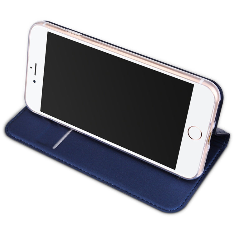 DUX DUCIS Skin Pro Series Leather Case for iPhone SE 2022 / SE 2020 / 8 / 7(Blue) - More iPhone Cases by DUX DUCIS | Online Shopping UK | buy2fix