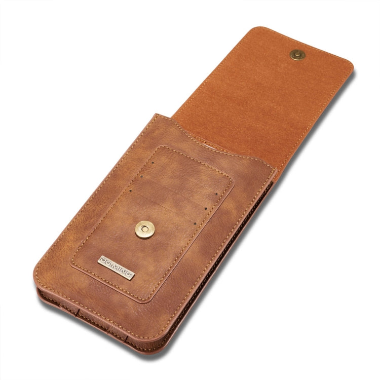 DG.MING Universal Cowskin Leather Protective Case Waist Bag with Card Slots & Hook, For iPhone, Samsung, Sony, Huawei, Meizu, Lenovo, ASUS, Oneplus, Xiaomi, Cubot, Ulefone, Letv, DOOGEE, Vkworld, and other Smartphones Below 5.2 inch(Brown) - More iPhone Cases by DG.MING | Online Shopping UK | buy2fix