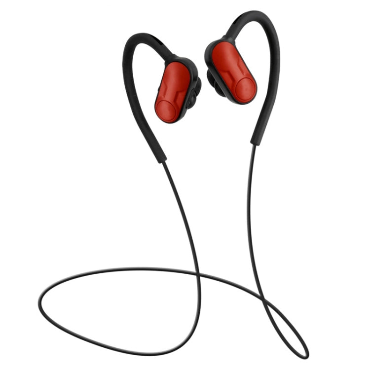 BTH-Y9 Ultra-light Ear-hook Wireless V4.1 Bluetooth Earphones with Mic(Red) - Bluetooth Earphone by buy2fix | Online Shopping UK | buy2fix