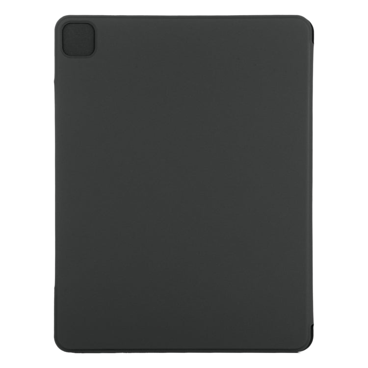 For iPad Air 13 2024 / Pro 12.9 2020 Double-sided Magnetic Flip PU Leather Tablet Case With Holder & Sleep / Wake-up Function(Black) - iPad Pro 12.9 (2020) Cases by buy2fix | Online Shopping UK | buy2fix