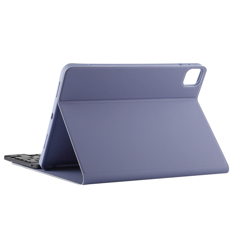 TG11BCS Detachable Bluetooth Black Keyboard Microfiber Leather Tablet Case for iPad Pro 11 inch (2020), with Backlight & Touchpad & Pen Slot & Holder (Purple) - For iPad Pro by buy2fix | Online Shopping UK | buy2fix