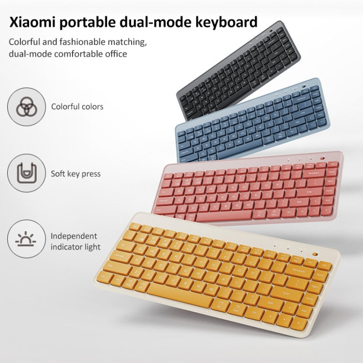 Original Xiaomi XMBXJP01YM 85 Keys Portable Dual-mode Keyboard (Dark Green) - Wireless Keyboard by Xiaomi | Online Shopping UK | buy2fix