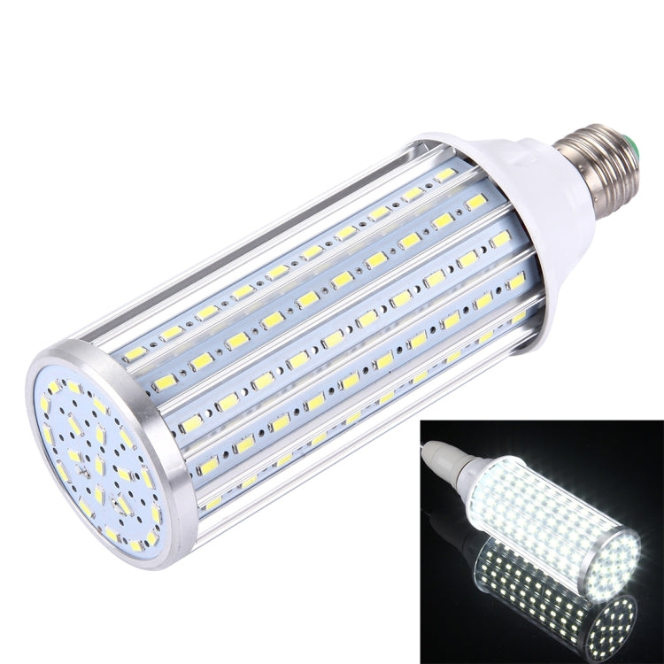 60W Aluminum Corn Light Bulb, E27 5200LM 160 LED SMD 5730, AC 220V(White Light) - LED Blubs & Tubes by buy2fix | Online Shopping UK | buy2fix