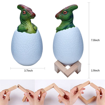 Parasaurolophus Shape Creative Touch 3D Decorative Night Light, 16-color Patting Remote Control Version - Night Lights by buy2fix | Online Shopping UK | buy2fix