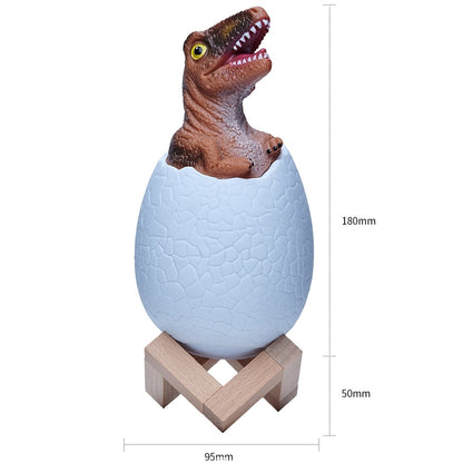 Raptor Shape Creative Touch 3D Decorative Night Light, 3-color Patting Version - Night Lights by buy2fix | Online Shopping UK | buy2fix