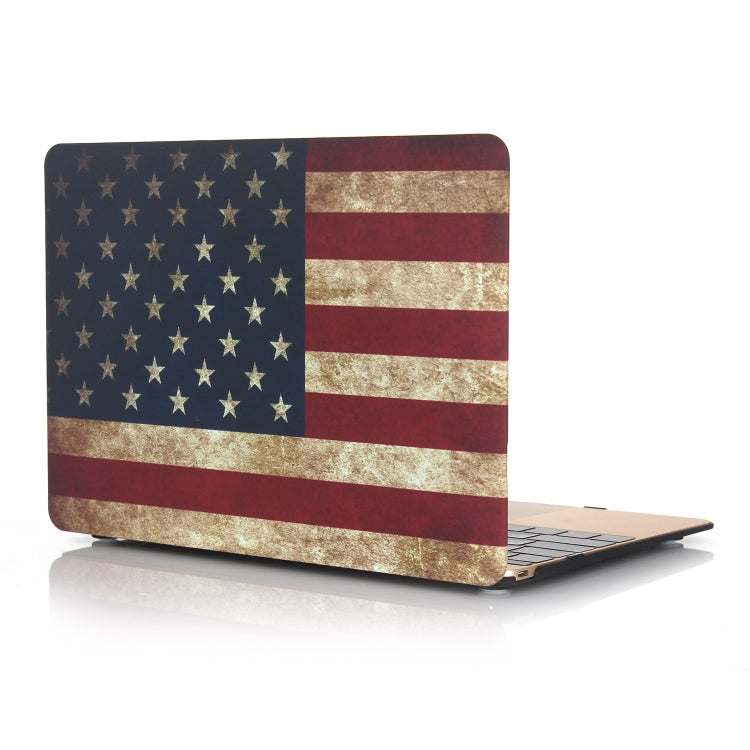 For MacBook Air 13.3 inch A1932 2018 / A2179 American Flag Laptop Water Stick Style Protective Case (2020) - MacBook Air Cases by buy2fix | Online Shopping UK | buy2fix