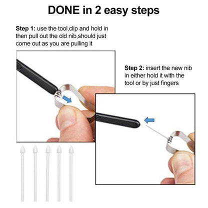 6 in 1 Universal Stylus Pen Replacement Pencil Tips For Samsung Galaxy Tab S8 / S7 / S6 / Galaxy Note20 / Note10 / S23 Ultra / S22 Ultra(Black) - Pencil Accessories by buy2fix | Online Shopping UK | buy2fix