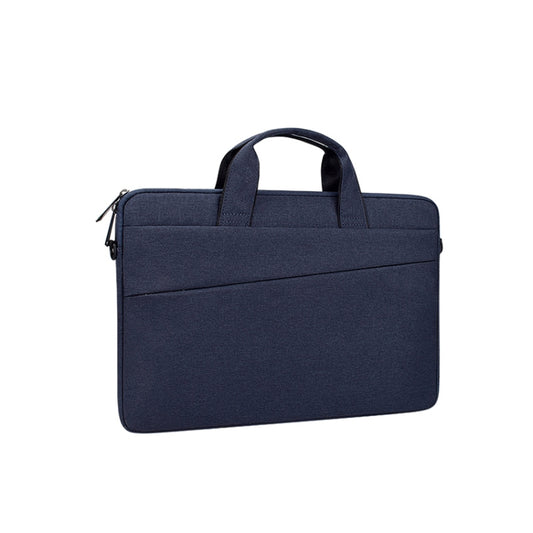 ST03S 15.6 inch Double Side Pockets Wearable Oxford Cloth Soft Handle Portable Laptop Tablet Bag(Navy Blue) - 15.6 - 17 inch by buy2fix | Online Shopping UK | buy2fix