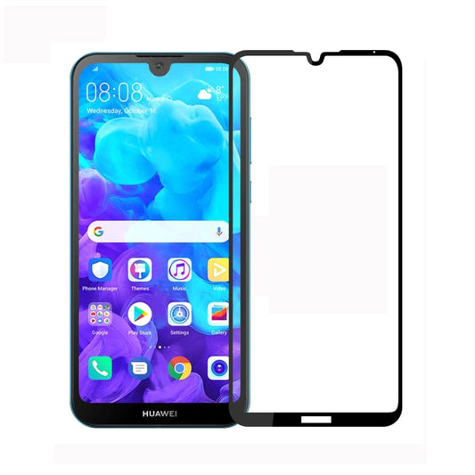 PINWUYO 9H 2.5D Full Screen Tempered Glass Film for Huawei Y5 (2019) (Black) - Huawei Tempered Glass by PINWUYO | Online Shopping UK | buy2fix