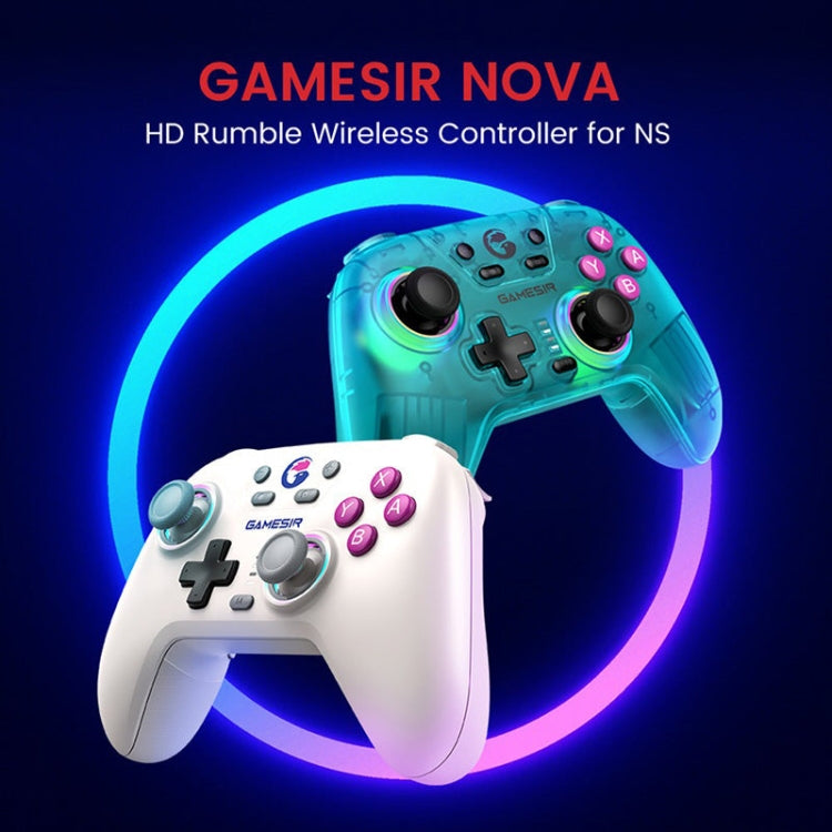 GameSir Nova NS T4N Wireless Gamepad Game Controller for Nintendo Switch (White) - Controller Gamepad by GameSir | Online Shopping UK | buy2fix