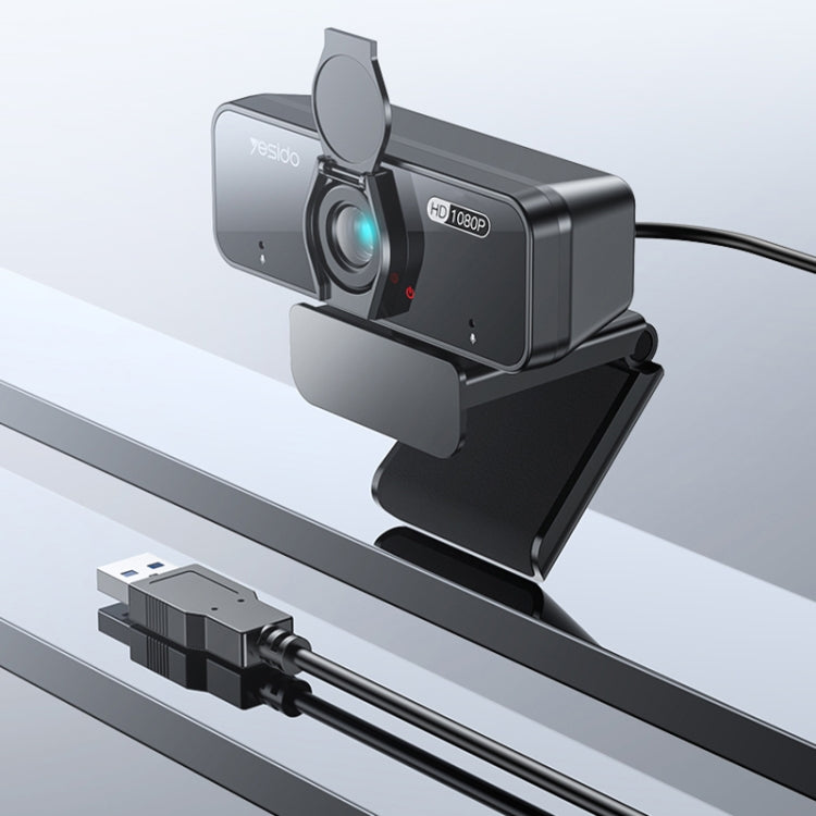 Yesido KM13 1080P 2.0MP USB Webcam, Cable Length 1.5m - HD Camera by Yesido | Online Shopping UK | buy2fix