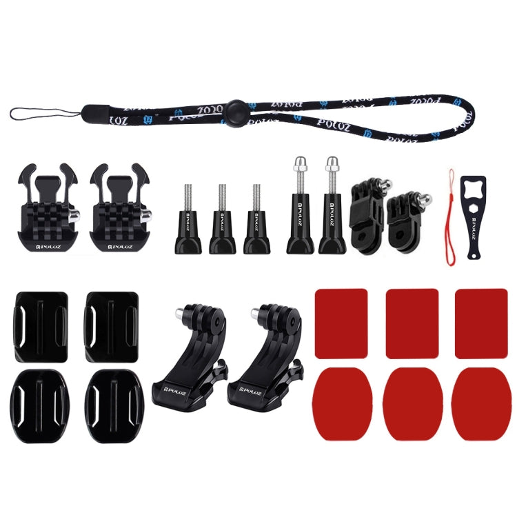 PULUZ 43 in 1 Accessories Total Ultimate Combo Kits for DJI Osmo Pocket with EVA Case (Chest Strap + Wrist Strap + Suction Cup Mount + 3-Way Pivot Arms + J-Hook Buckle + Grip Tripod Mount + Surface Mo ... orage Bag + Rec-mounts + Handlebar Mount + Wrench) -  by PULUZ | Online Shopping UK | buy2fix