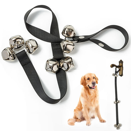 Pet Doorbell Rope Dog Training Out Alarm Bell Lanyard Guide - Training Aids by buy2fix | Online Shopping UK | buy2fix