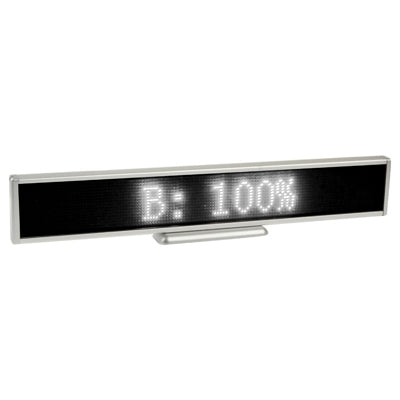 Programmable LED Moving Scrolling Message Display Sign Indoor Board, Display Resolution: 128 x 16 Pixels, Length: 41cm - LED Billboard by buy2fix | Online Shopping UK | buy2fix