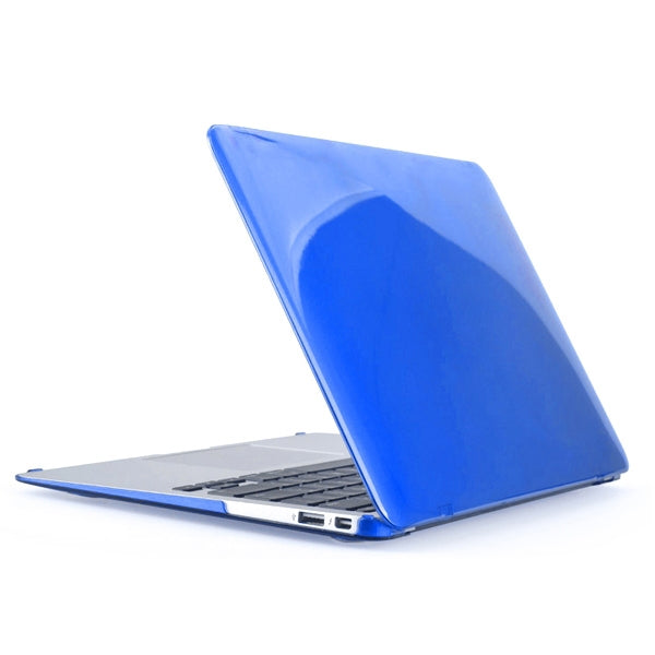 ENKAY for MacBook Air 11.6 inch (US Version) / A1370 / A1465 4 in 1 Crystal Hard Shell Plastic Protective Case with Screen Protector & Keyboard Guard & Anti-dust Plugs(Dark Blue) - MacBook Air Cases by ENKAY | Online Shopping UK | buy2fix