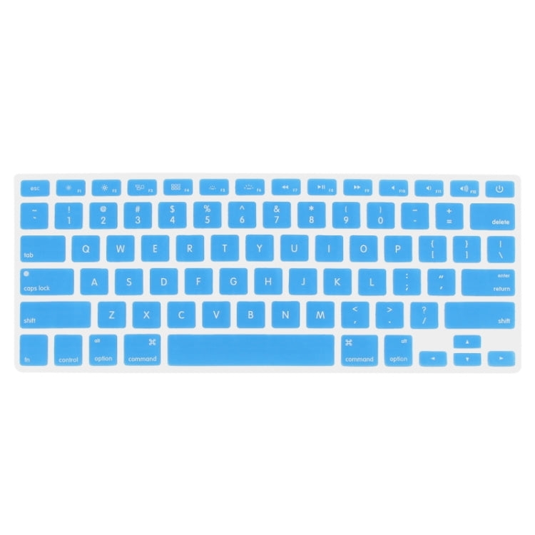 ENKAY for MacBook Air 13.3 inch (US Version) / A1369 / A1466 4 in 1 Crystal Hard Shell Plastic Protective Case with Screen Protector & Keyboard Guard & Anti-dust Plugs(Blue) - MacBook Air Cases by ENKAY | Online Shopping UK | buy2fix