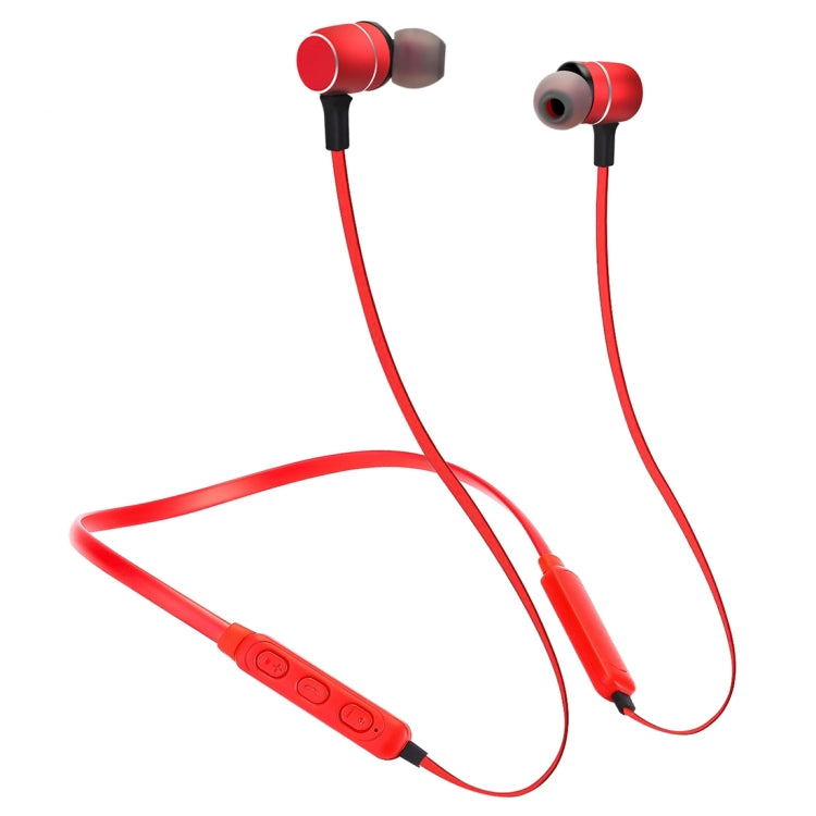 BTH-S8 Sports Style Magnetic Wireless Bluetooth In-Ear Headphones, For iPhone, Galaxy, Huawei, Xiaomi, LG, HTC and Other Smart Phones, Working Distance: 10m(Red) - Sport Earphone by buy2fix | Online Shopping UK | buy2fix