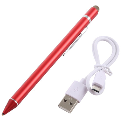 1.5-2.3mm Rechargeable Capacitive Touch Screen Active Stylus Pen(Red) - Stylus Pen by buy2fix | Online Shopping UK | buy2fix