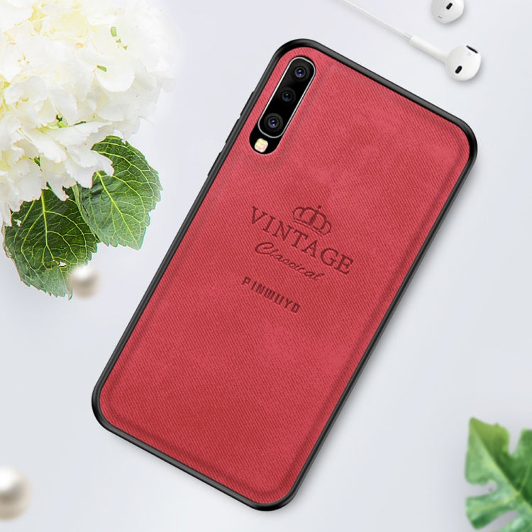 PINWUYO Shockproof Waterproof Full Coverage PC + TPU + Skin Protective Case for Galaxy A70 (Red) - Galaxy Phone Cases by PINWUYO | Online Shopping UK | buy2fix