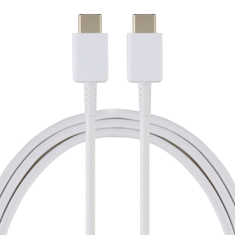 33W 6A USB-C / Type-C Male to USB-C / Type-C Male Fast Charging Data Cable for Samsung Galaxy Note 10, Cable Length: 1m (White) - USB-C & Type-C Cable by buy2fix | Online Shopping UK | buy2fix