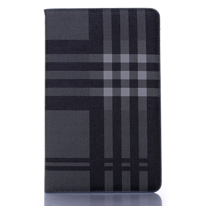 Plaid Texture Horizontal Flip Leather Case for Galaxy Tab A 8 (2019) P200 / P205,  with Holder & Card Slots & Wallet (Grey) - Tab A 8.0 & S Pen (2019) P200/P205 by buy2fix | Online Shopping UK | buy2fix