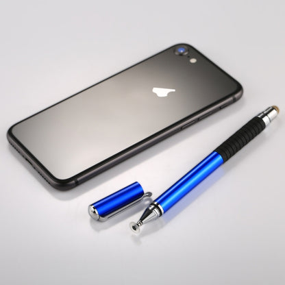 Universal 2 in 1 Multifunction Round Thin Tip Capacitive Touch Screen Stylus Pen, For iPhone, iPad, Samsung, and Other Capacitive Touch Screen Smartphones or Tablet PC(Dark Blue) - Stylus Pen by buy2fix | Online Shopping UK | buy2fix