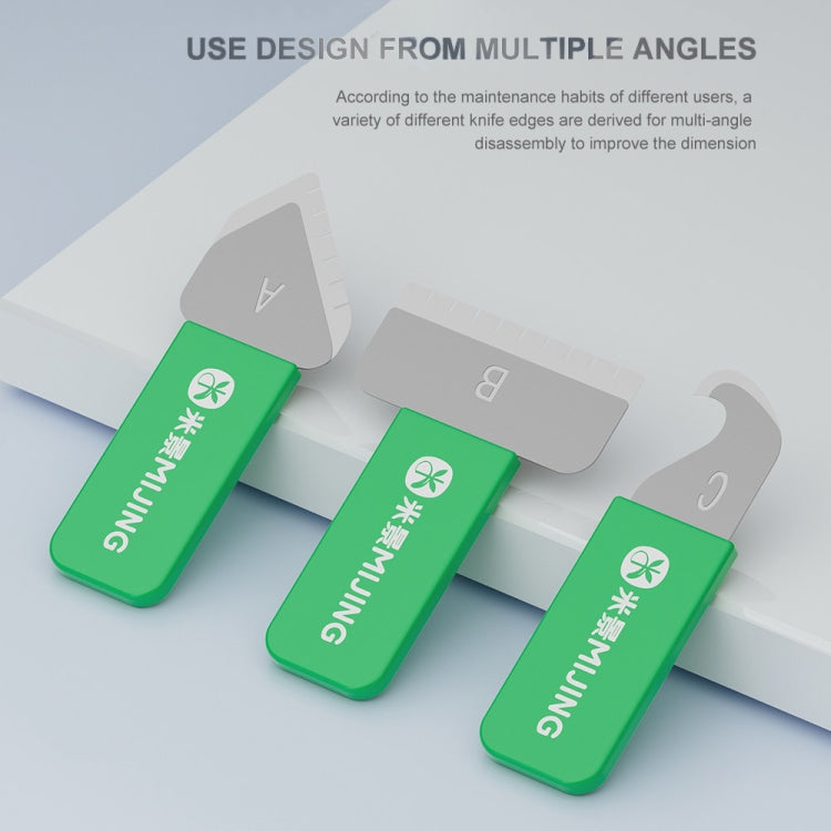 Mijing ABC Multipurpose Tooth-Type Professional LCD Screen Dismantling Tool Set - Crowbar by MIJING | Online Shopping UK | buy2fix