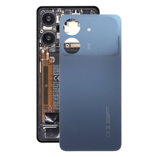 For Xiaomi Poco C65 Original Battery Back Cover(Blue) - Back Cover by buy2fix | Online Shopping UK | buy2fix