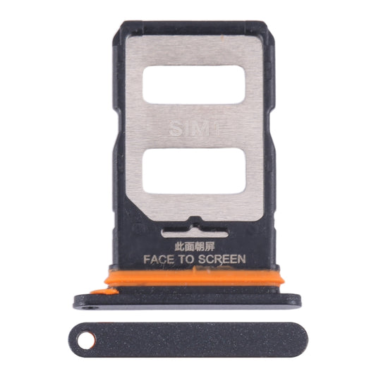 For Xiaomi Redmi Note 13 Pro+ SIM Card Tray + SIM Card Tray (Black) - Card Tray by buy2fix | Online Shopping UK | buy2fix