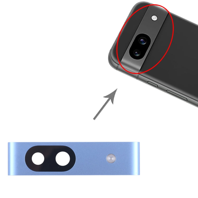 For Google Pixel 8a Original Camera Lens Cover (Blue) - Camera by buy2fix | Online Shopping UK | buy2fix