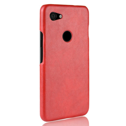 Shockproof Litchi Texture PC + PU Case for Google Pixel 3a XL(Red) - Google Cases by buy2fix | Online Shopping UK | buy2fix