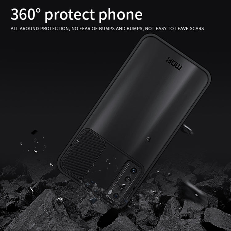 For Huawei nova 7 MOFI Xing Dun Series PC + TPU Anti-peep Waterproof And Anti-drop All-inclusive Protective Shell, Translucent Frosted(Green) - Huawei Cases by MOFI | Online Shopping UK | buy2fix