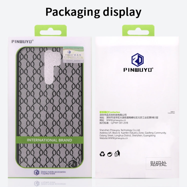 For Xiaomi Redmi 9 PINWUYO Series 2nd Generation PC + TPU Anti-drop All-inclusive Protective Shell Matte Back Cover(White) - Xiaomi Cases by PINWUYO | Online Shopping UK | buy2fix
