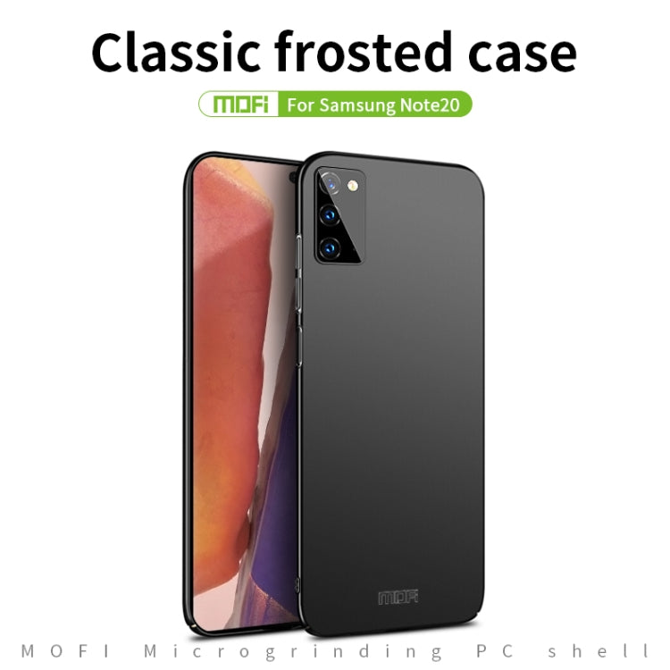 For Samsung Galaxy Note20 MOFI Frosted PC Ultra-thin Hard Case(Gold) - Galaxy Note20 Cases by MOFI | Online Shopping UK | buy2fix