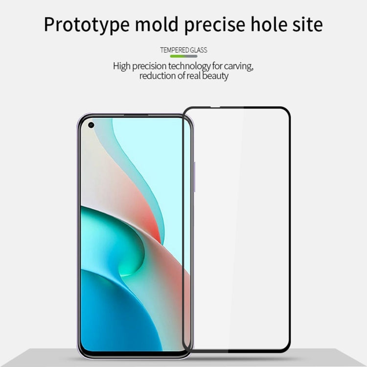 For Xiaomi Redmi Note9 5G PINWUYO 9H 2.5D Full Screen Tempered Glass Film(Black) -  by PINWUYO | Online Shopping UK | buy2fix