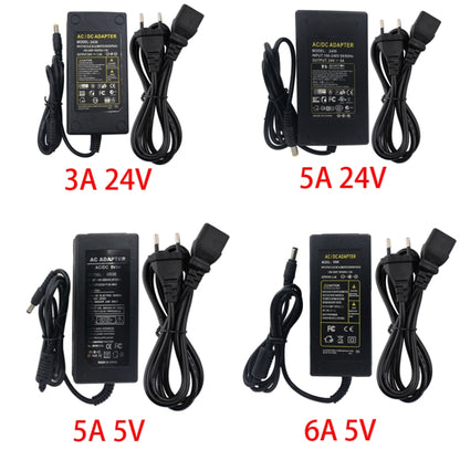 AC to DC 5V 24V Power Adapter Power Supply LED Driver Lighting Transformer 3A 5A 6A Converter Charger For LED Strip Lights UK plug(5A 5V) - Power Supplies by buy2fix | Online Shopping UK | buy2fix