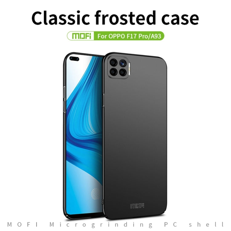 For OPPO F17 Pro / A93 MOFI Frosted PC Ultra-thin Hard Case(Gold) - OPPO Cases by MOFI | Online Shopping UK | buy2fix